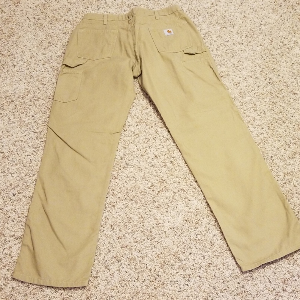 Carhartt relaxed fit canvas carpenter jean 12x32